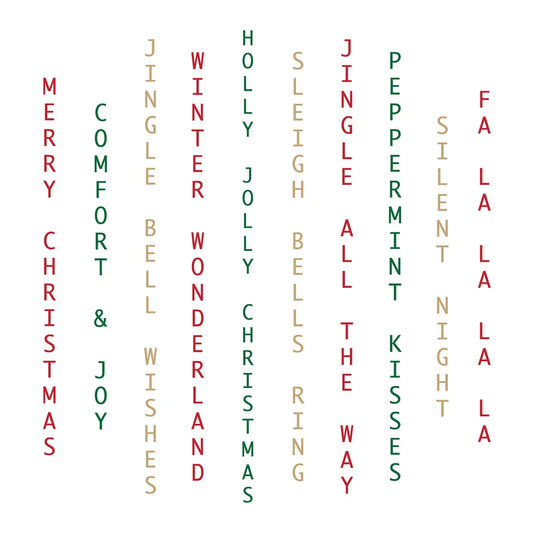 LDRS - Holiday Vertical Sentiments Stamp Set
