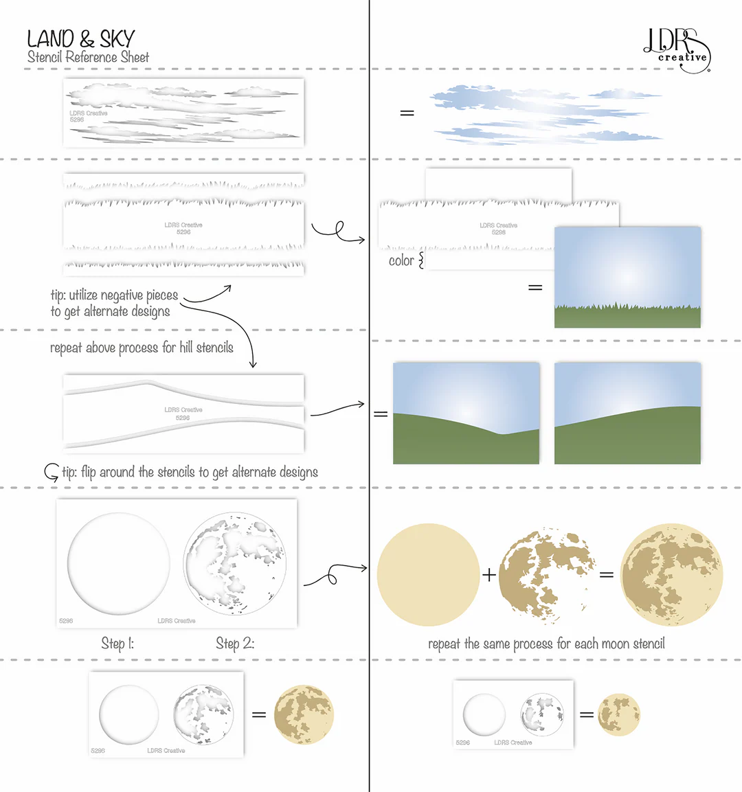 LDRS - Land & Sky Stencils and Masks