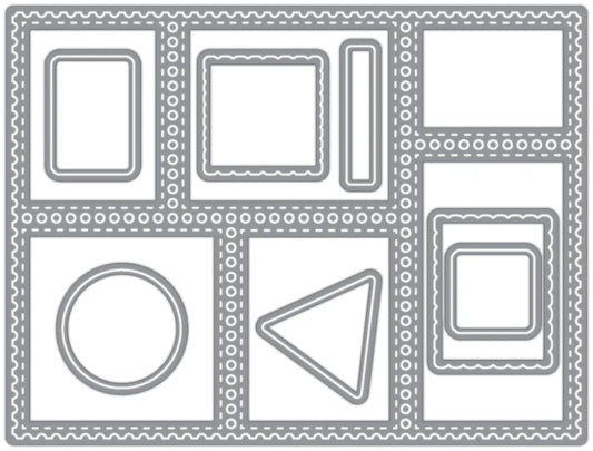 LDRS - Postage Collage Die Set