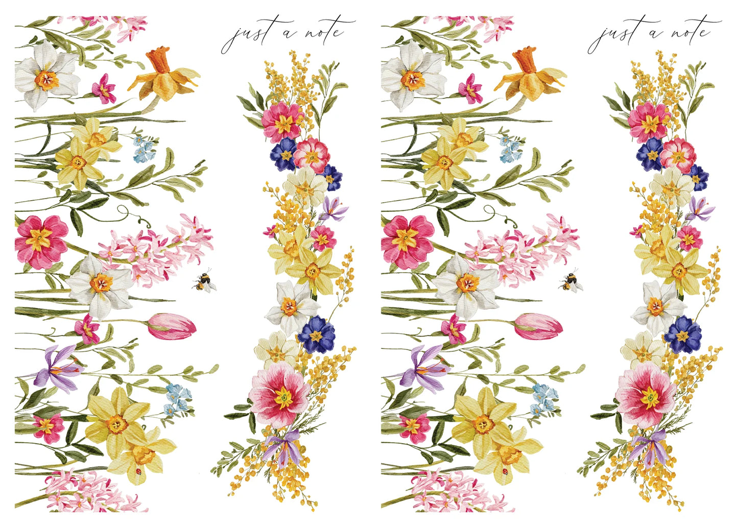 LDRS - AquaInk Transfer Sheets - Brillant Blooms