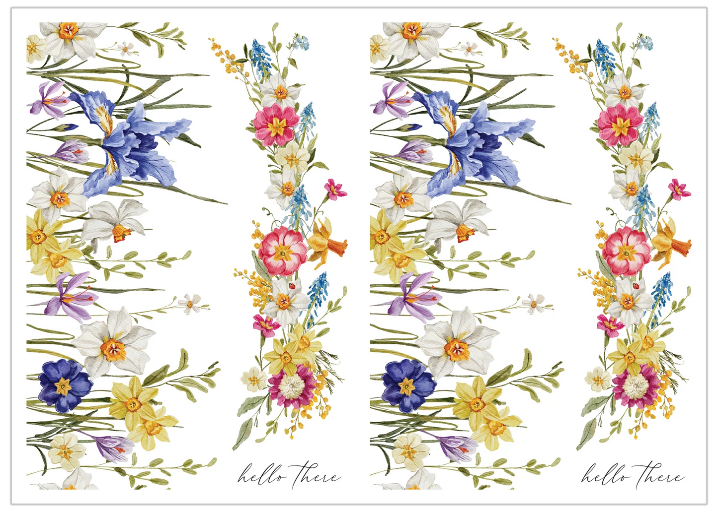 LDRS - AquaInk Transfer Sheets - Brillant Blooms