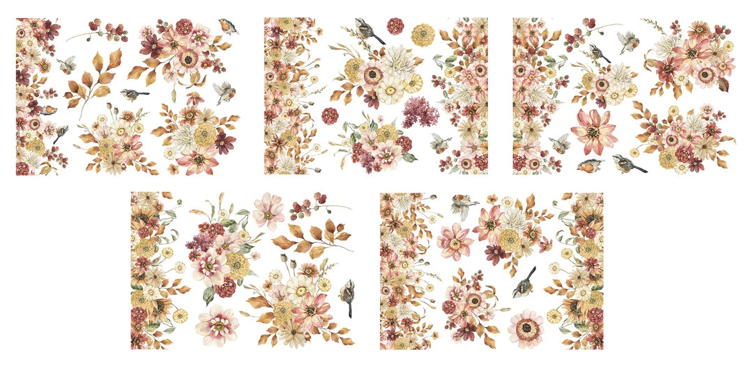LDRS - AquaInk Transfer Sheets - Autumn Chic