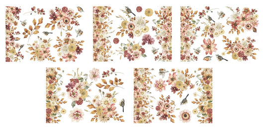 LDRS - AquaInk Transfer Sheets - Autumn Chic