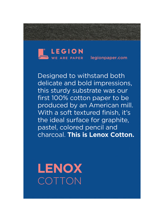 Legion - Lenox - White Cotton Paper Pad - 2.5"x3.75"
