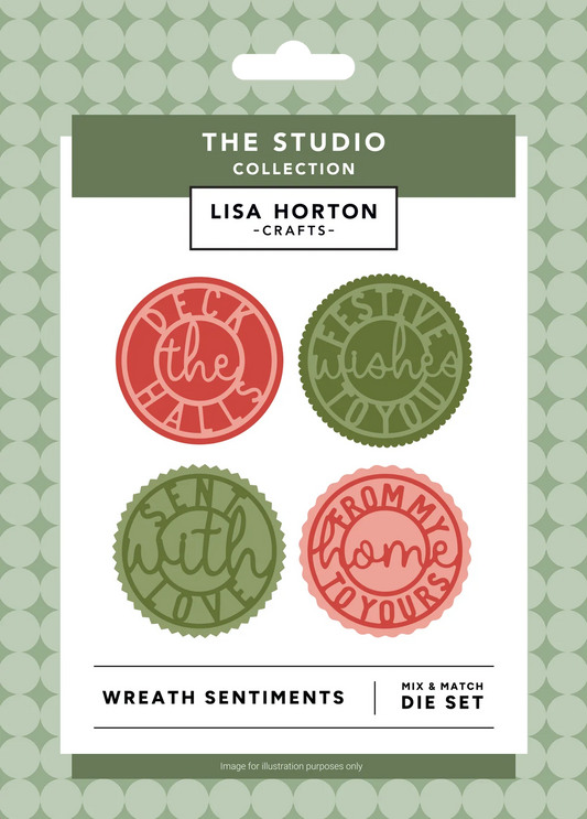 Spellbinders - Festive Wreath Die Set by Lisa Horton