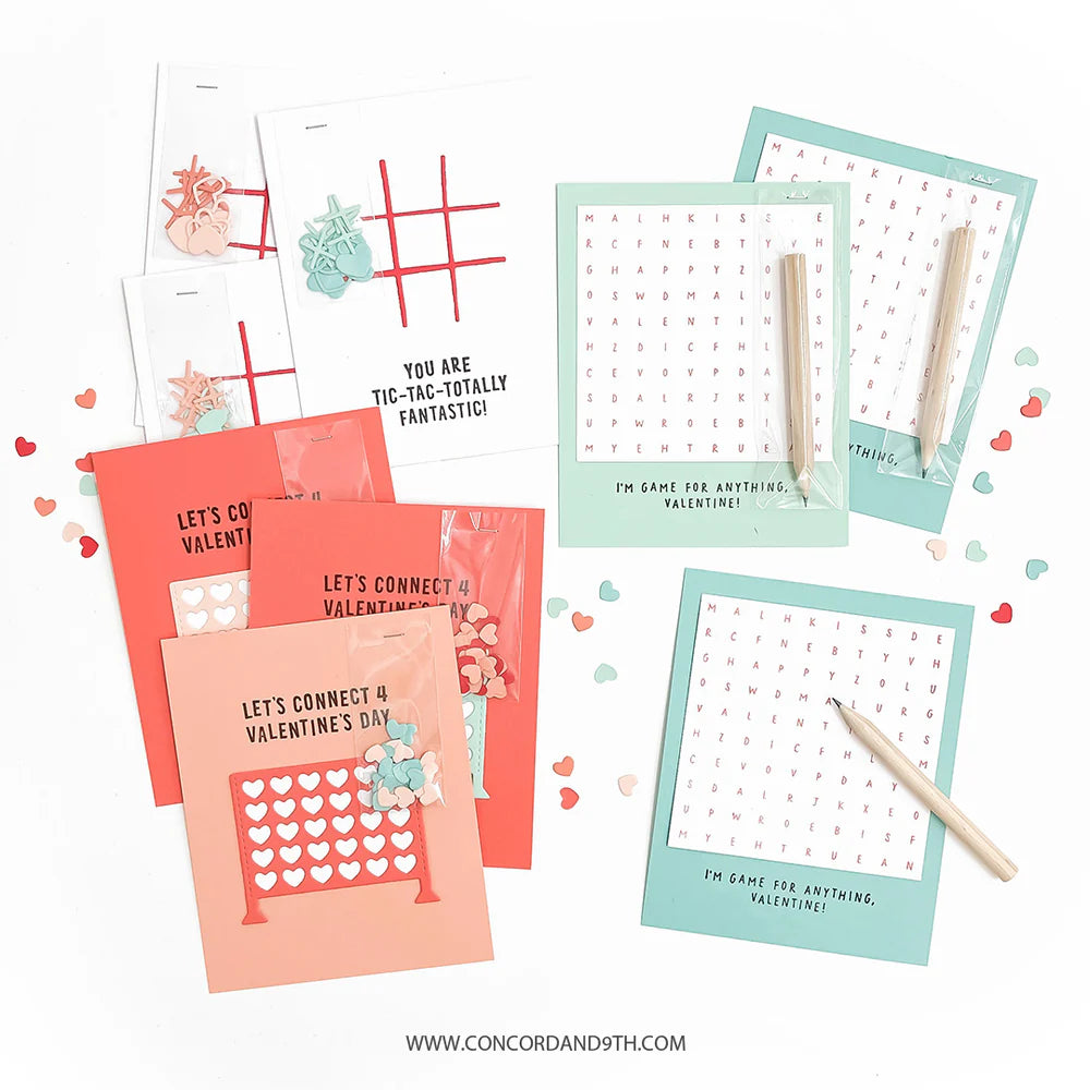 Concord & 9th - Love Games Stamp & Die Bundle