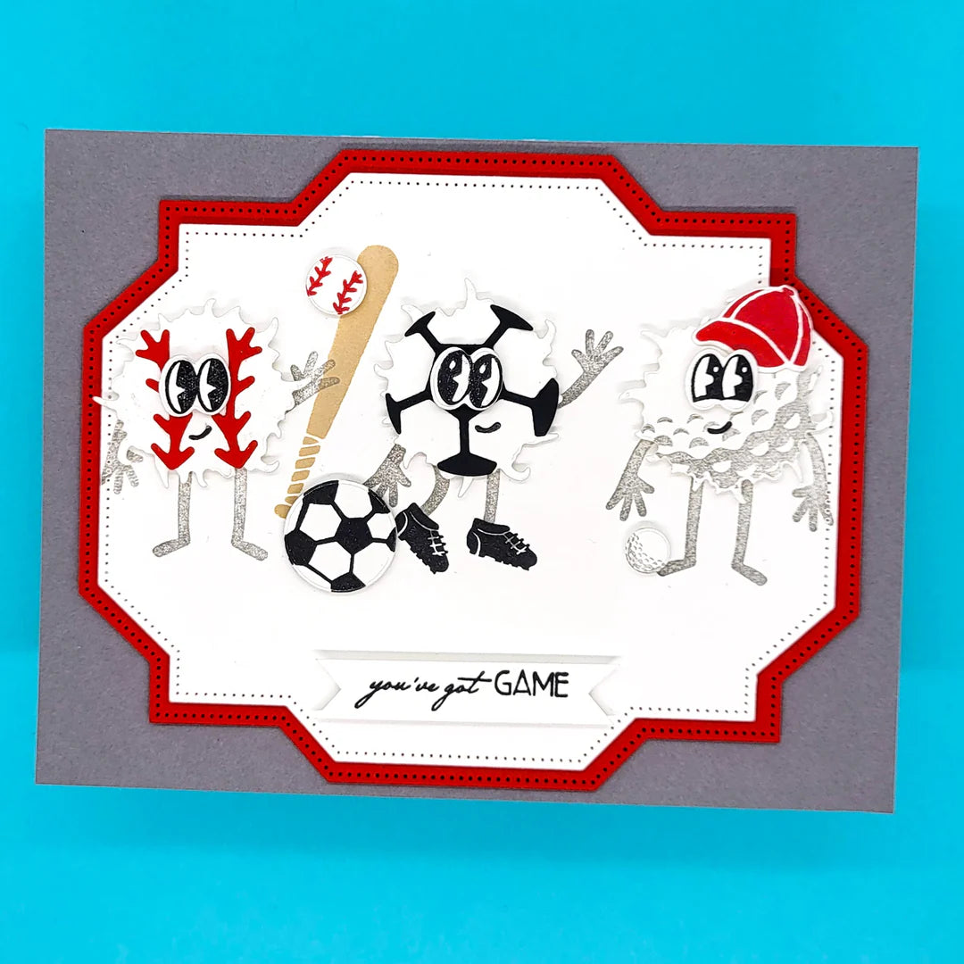 LDRS - Fuzzy Wuzzies Athletic Supporter Bum Add-On Stamp & Die Bundle