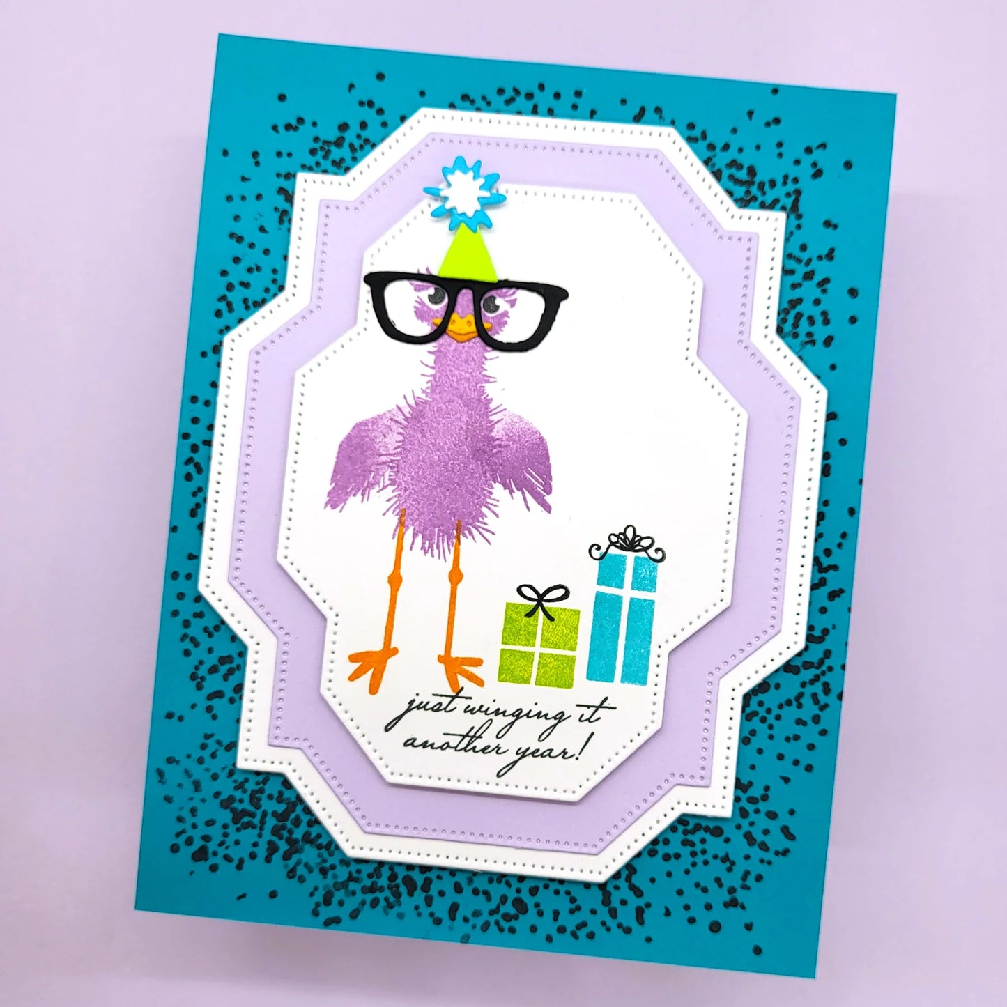 LDRS - Fuzzy Wuzzies Birthday Suit Add-On Stamp & Die Bundle
