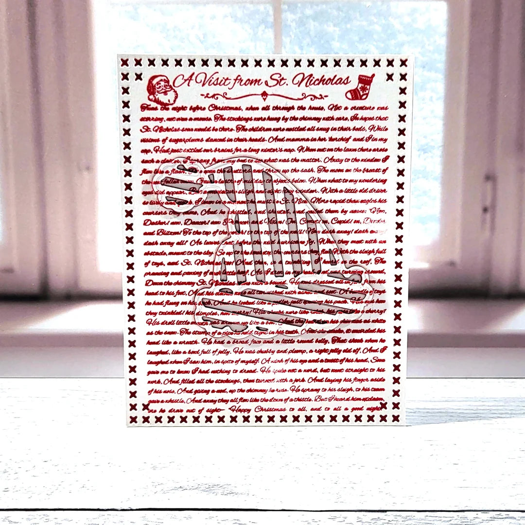 LDRS - A Visit from St. Nicholas Background Stamp