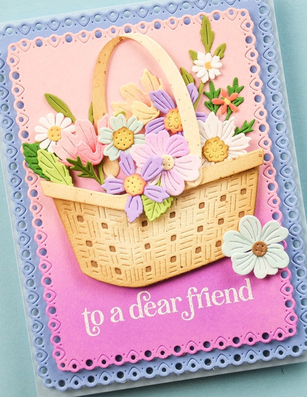 Memory Box - Woven Flower Basket Die Set