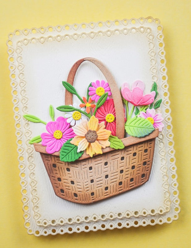 Memory Box - Woven Flower Basket Die Set