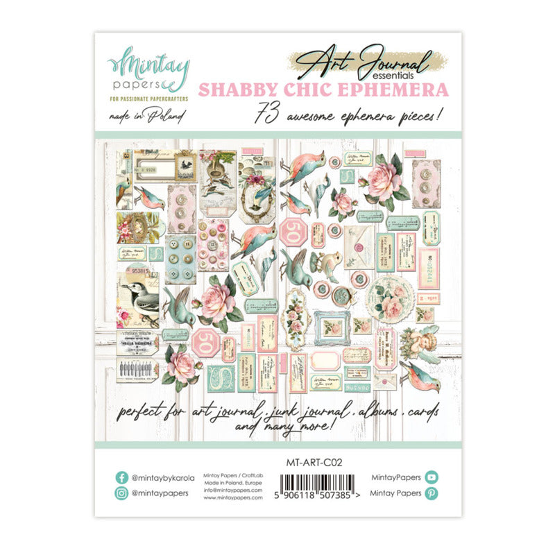 Mintay - Art Journal Essentials Ephemera - Shabby Chich