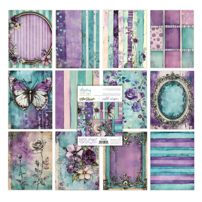 Mintay - Art Journal - Violet Whispers