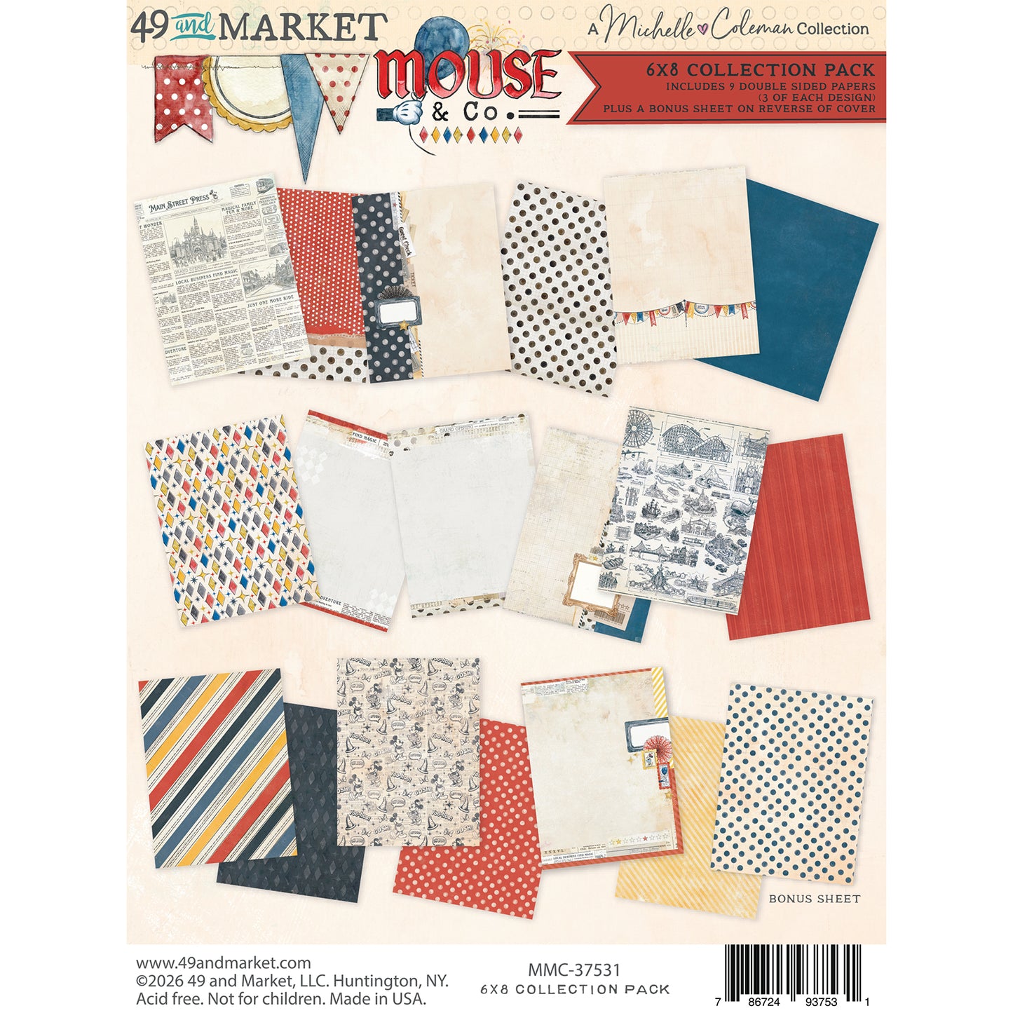 49 & Market - Mouse & Co. - 6x8 Collection Pack