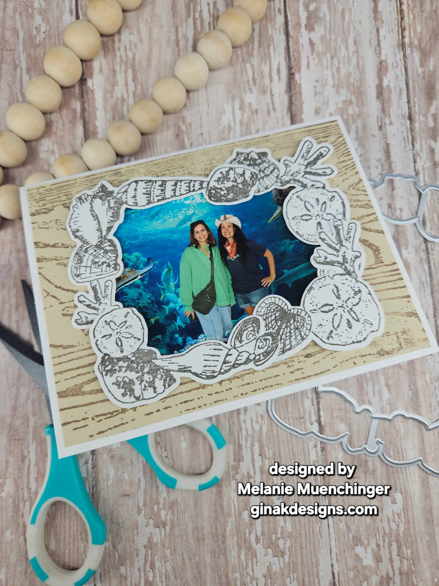 Gina K. - Beach Frame Stamp & Die Bundle