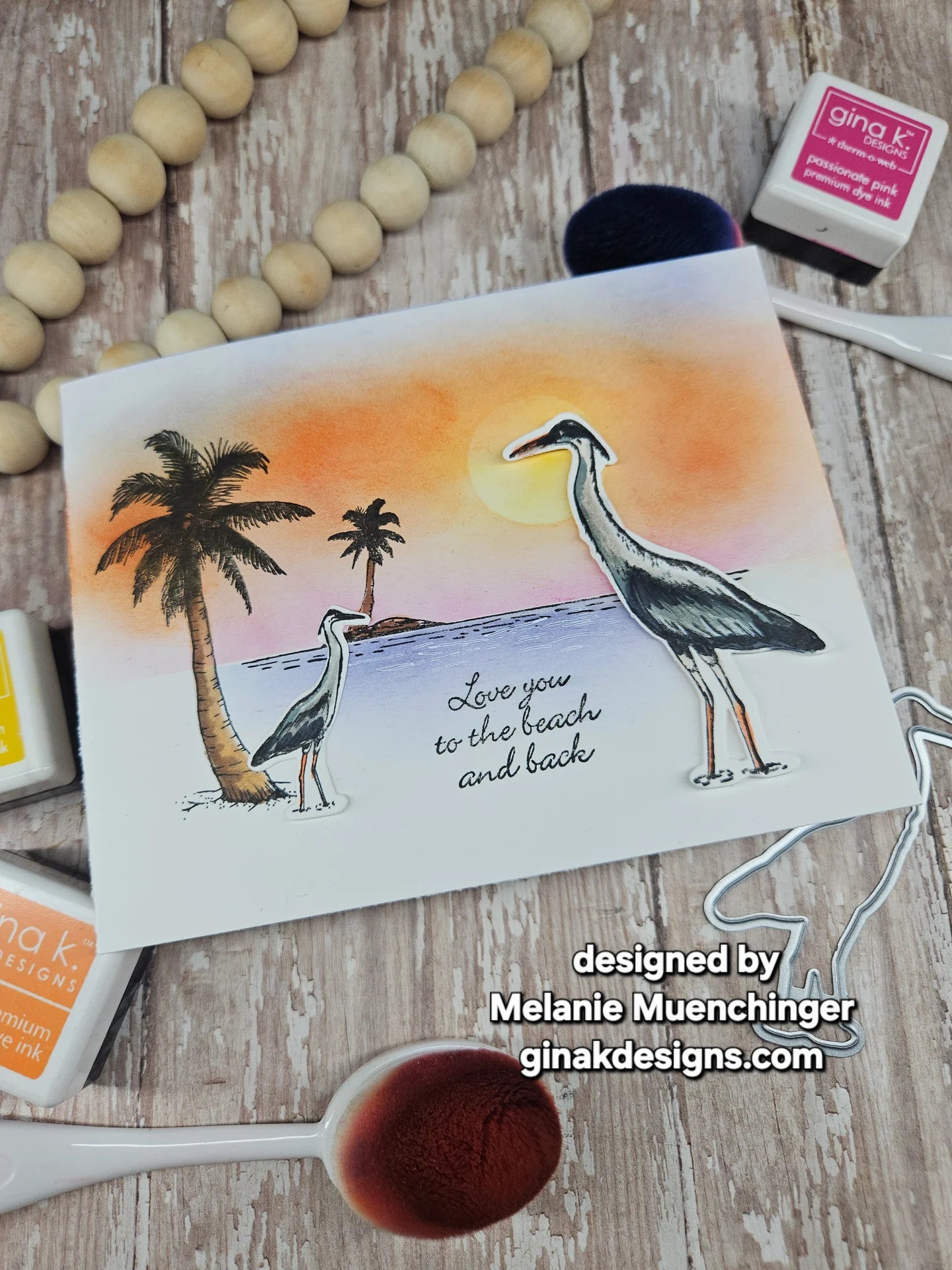 Gina K. - Beach Frame Stamp & Die Bundle