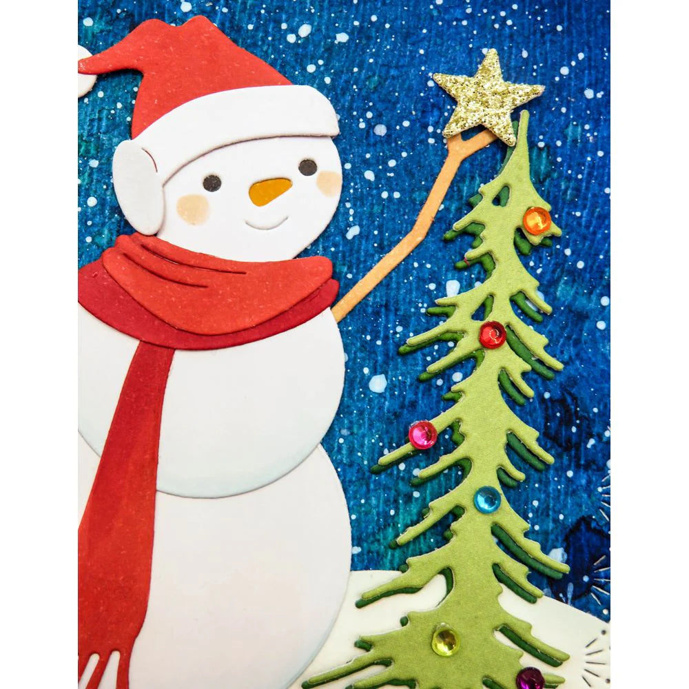 Memory Box - Wishful Snowman Die Set