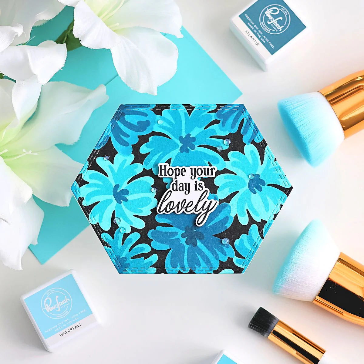 Pinkfresh - Petal Pop Stencil Set