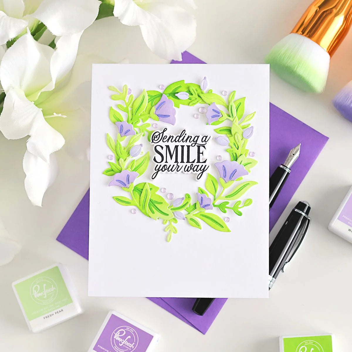 Pinkfresh - Heartfelt Chapters Stamp Set