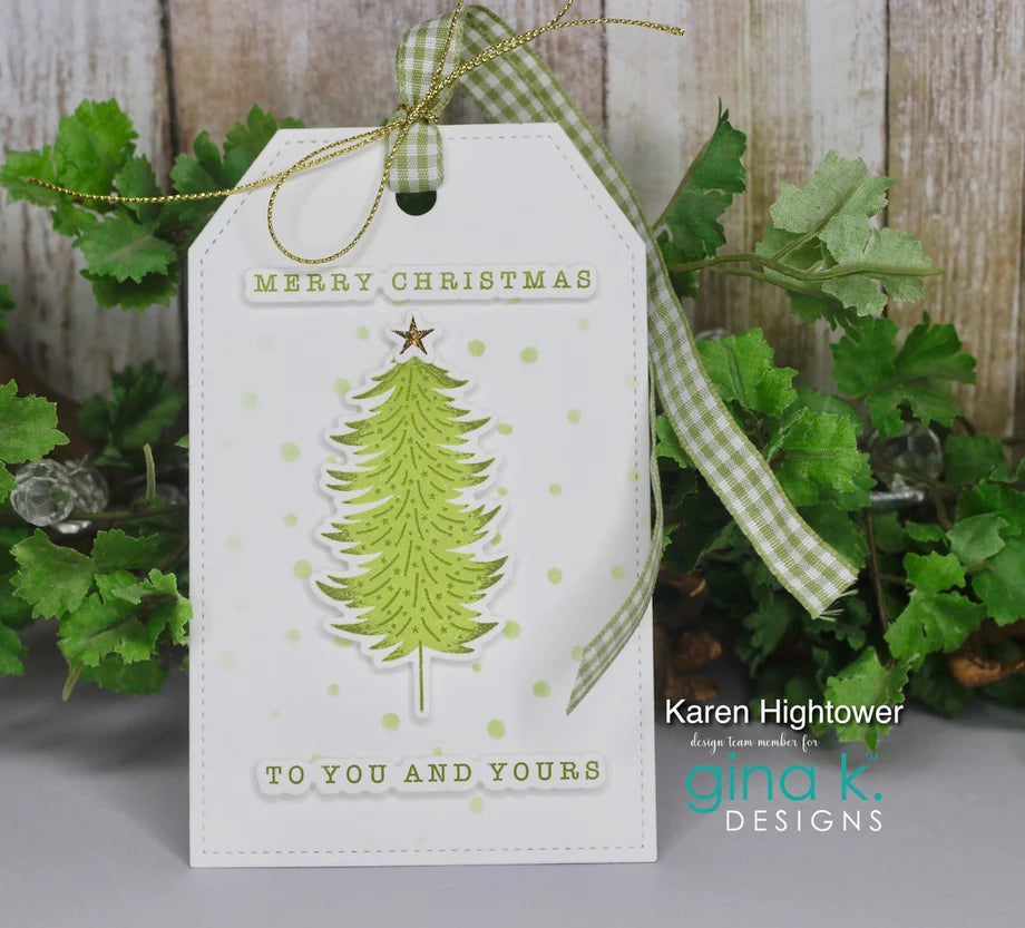 Gina K. - O Christmas Tree Stamp & Die Bundle