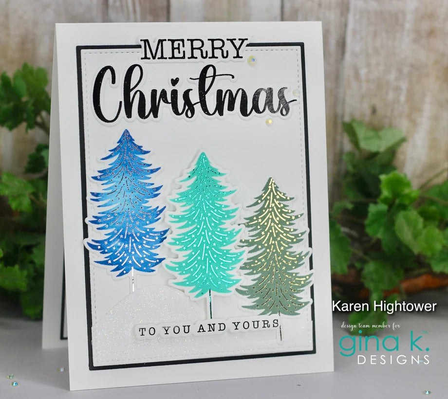 Gina K. - O Christmas Tree Stamp & Die Bundle