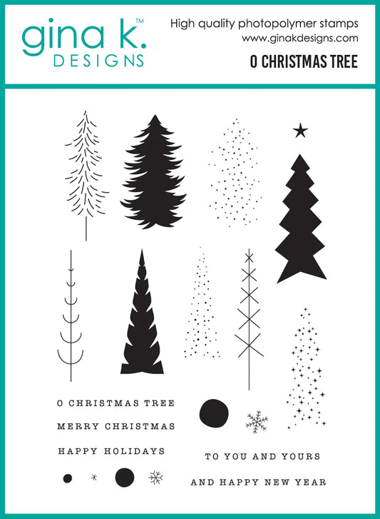 Gina K. - O Christmas Tree Stamp & Die Bundle
