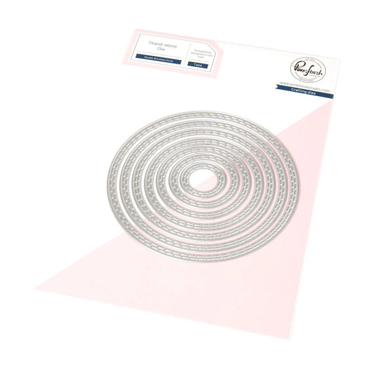 Pinkfresh - Essentials: Double Stitched Circle Die Set