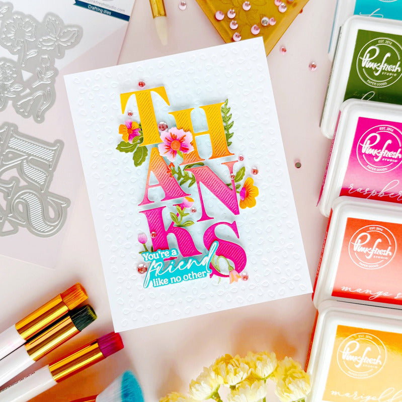 Pinkfresh - Floral Lattice Coverplate Die