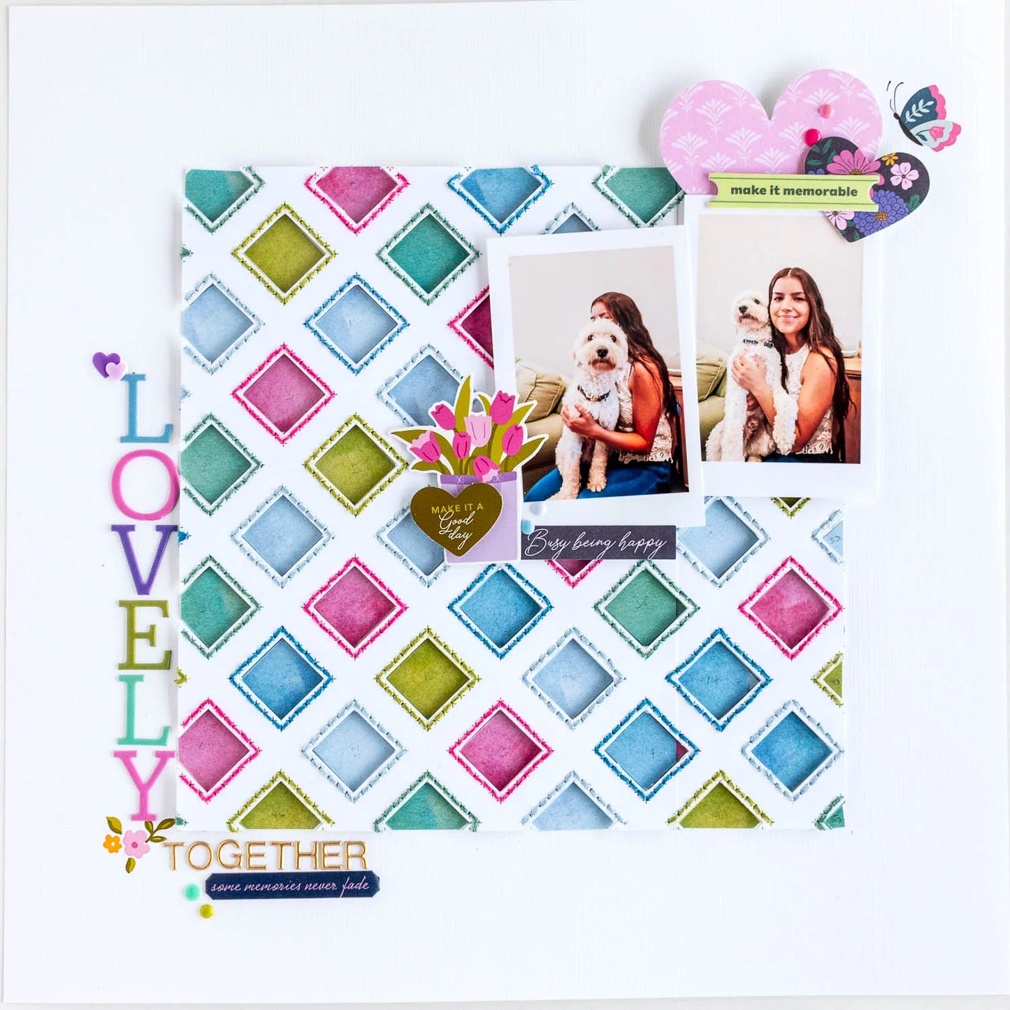 Pinkfresh - Lovely Lane - Rub-Ons