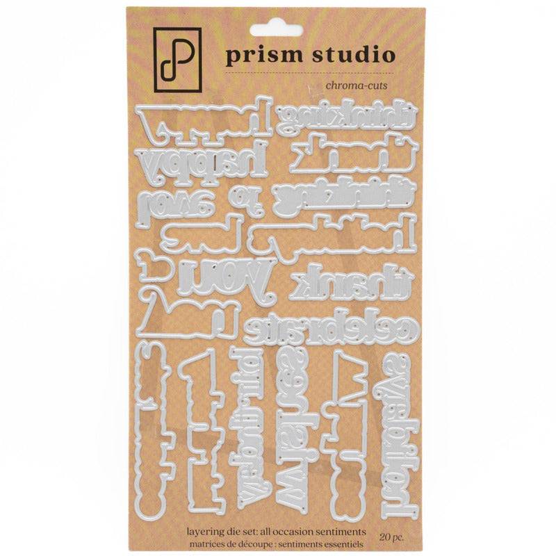 Prism Studio - All Occasion Sentiments Die Set