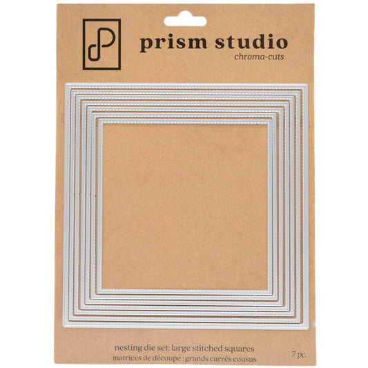 Prism Studio - Nesting Large Stitched Squares Die Set