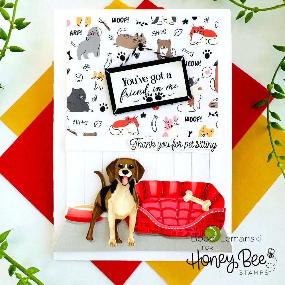 Honey Bee - Lovely Layers: Medium Dogs Die Set