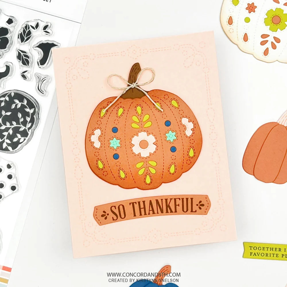 Concord & 9th - Pumpkin Prints Stamp & Die Bundle