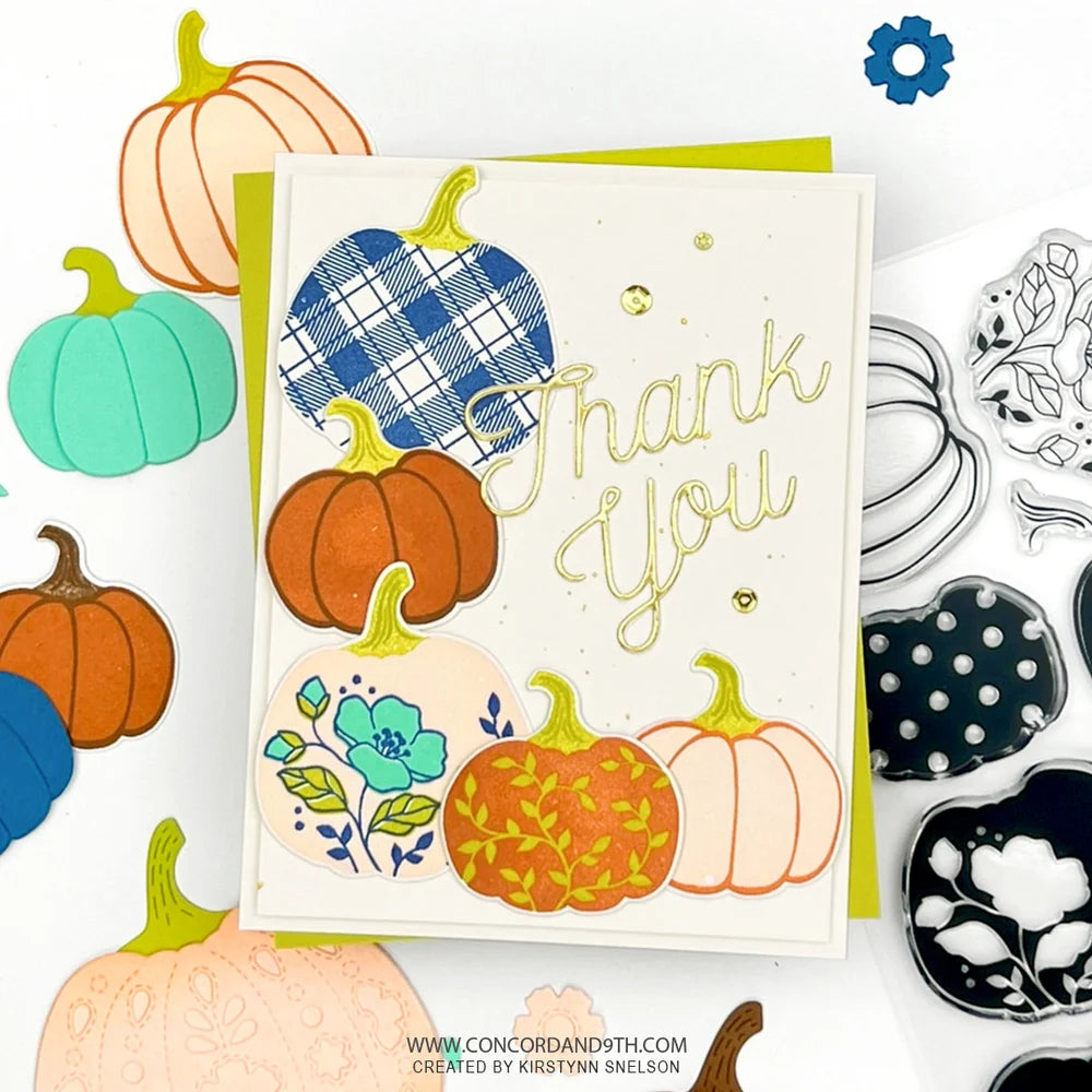 Concord & 9th - Pumpkin Prints Stamp & Die Bundle