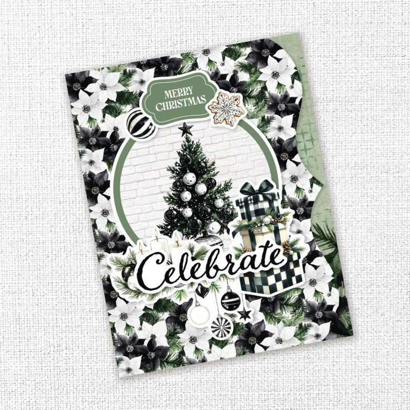 Paper Rose - Mistletoe Market - Mini Junk Journal Folio Kit