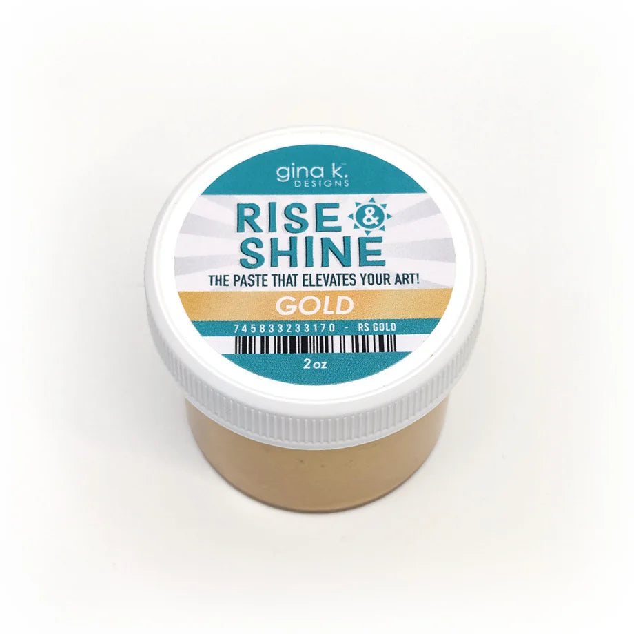 Gina K. - Rise and Shine Stencil Paste - Gold