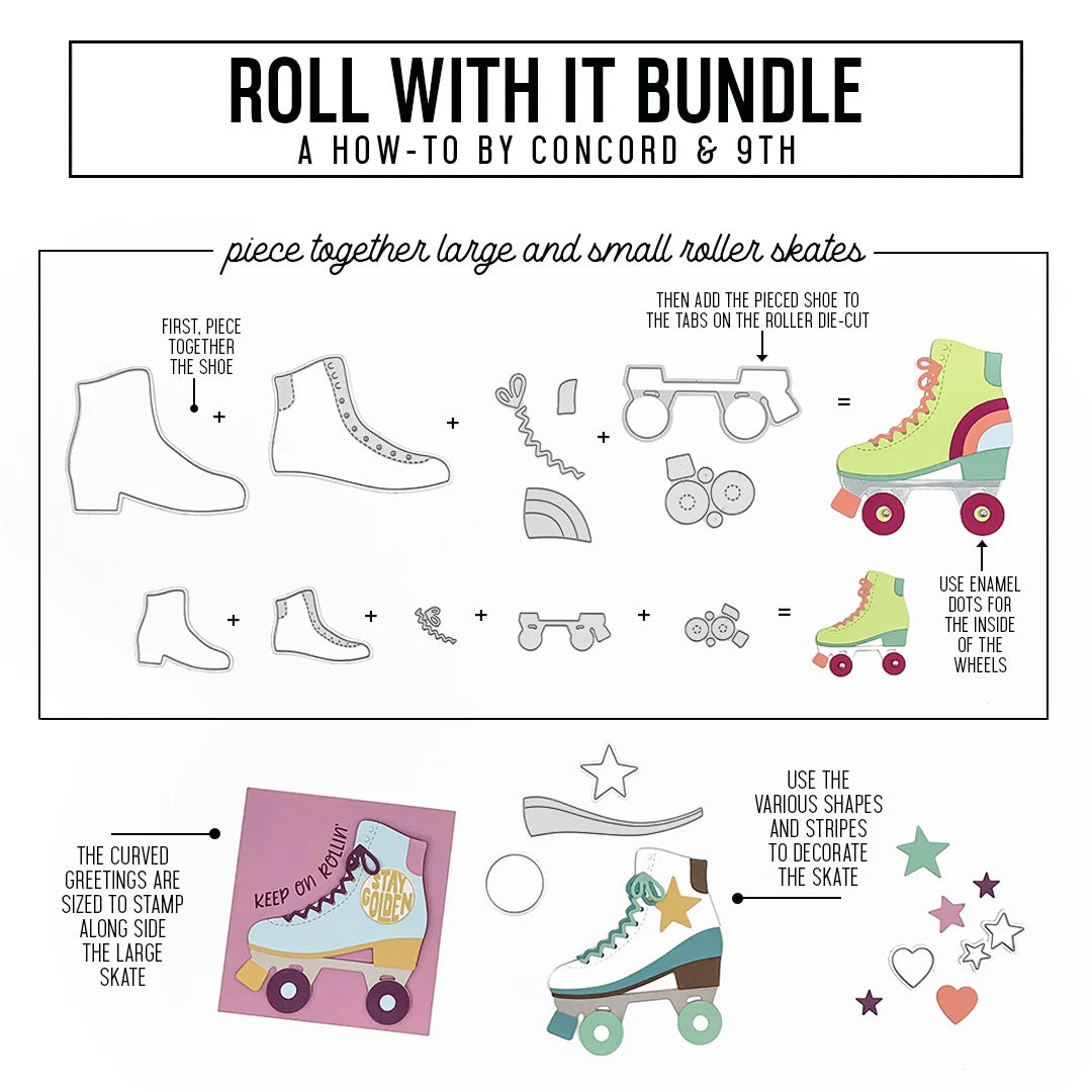 Concord & 9th - Roll With It Stamp & Die Bundle