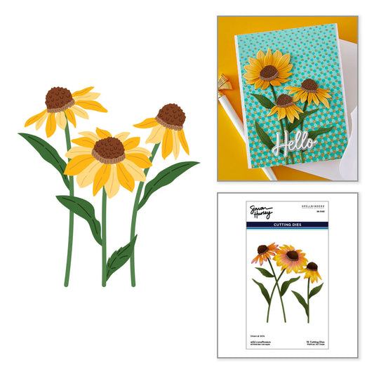 Spellbinders - Wild Coneflowers Die Set by Simon Hurley