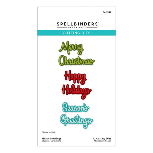 Spellbinders - Merry Greetings Die Set