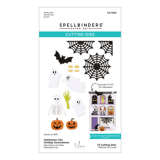 Spellbinders - Halloween City Holiday Decorations Die Set