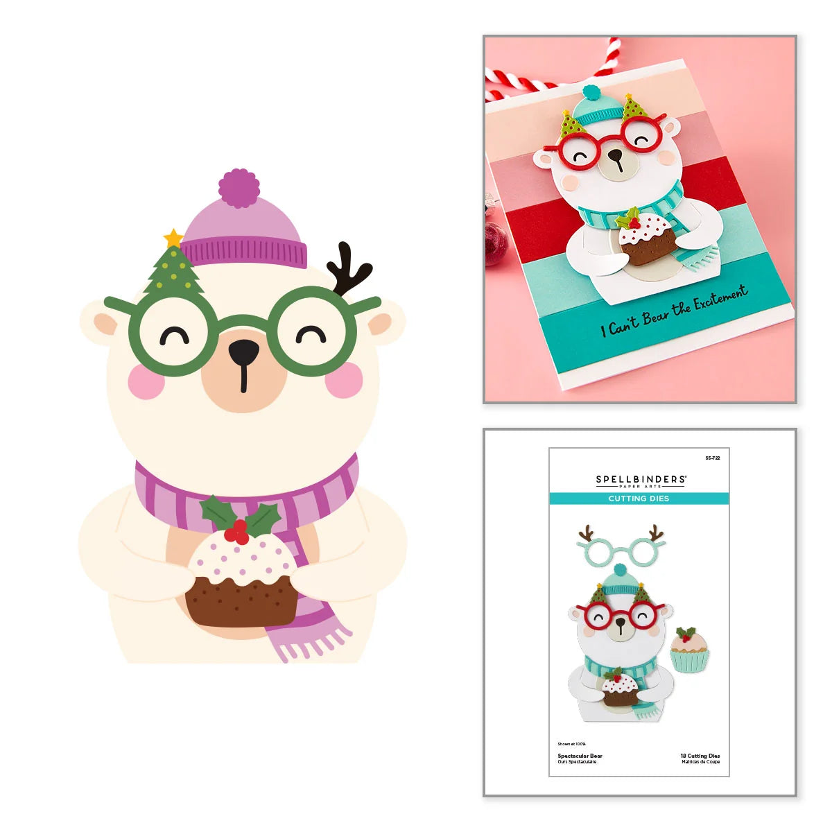 Spellbinders - Spectacular Bear Die Set