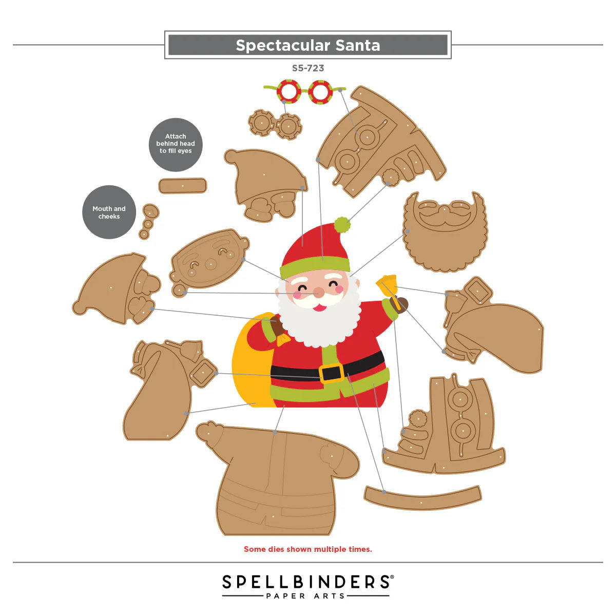 Spellbinders - Spectacular Santa Die Set