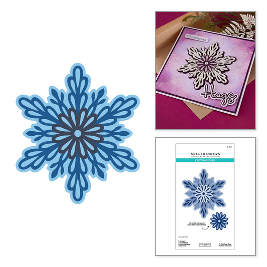 Spellbinders - Layered Snowflakes Die Set by Lisa Horton