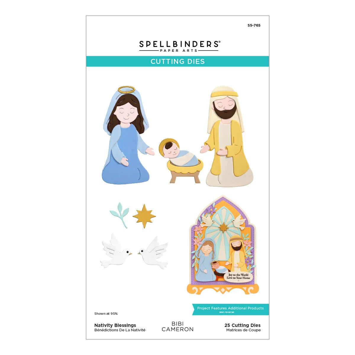 Spellbinders - Nativity Blessings Die Set