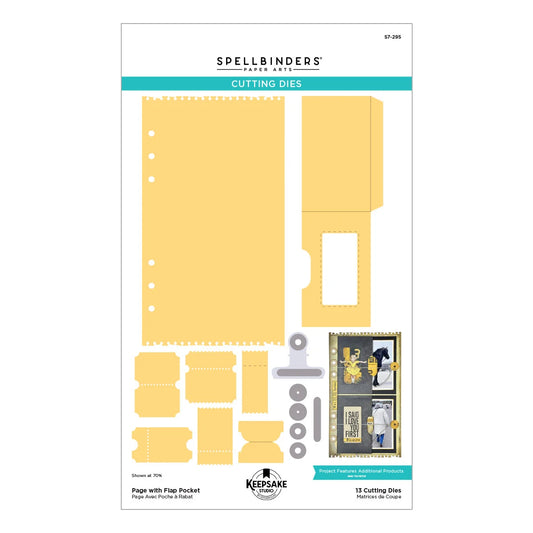 Spellbinders - Page with Flap Die Set by Esther Glas