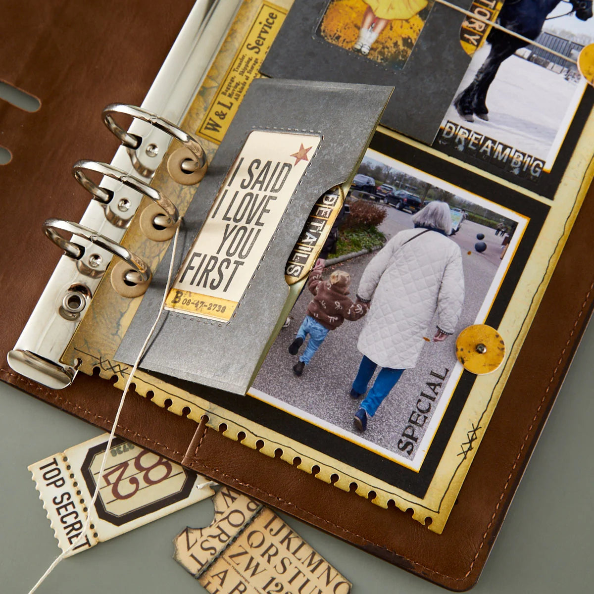 Spellbinders - Page with Flap Die Set by Esther Glas