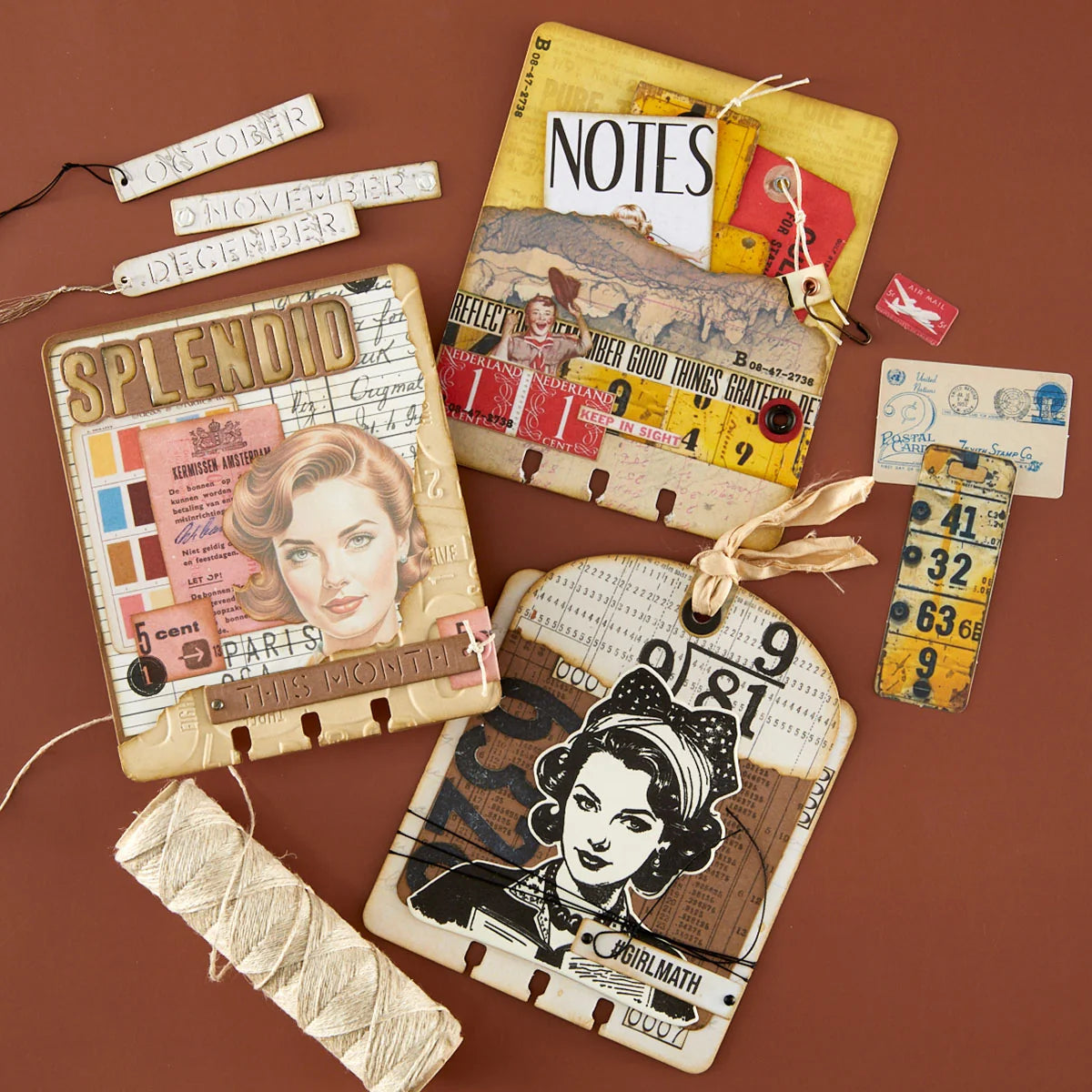 Spellbinders - Book 10 Cardstock Die Cuts Stickers by Esther Glas