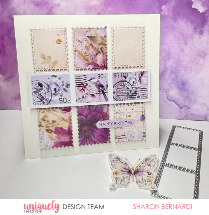 Uniquely Creative - Postage Stamp Strip Die