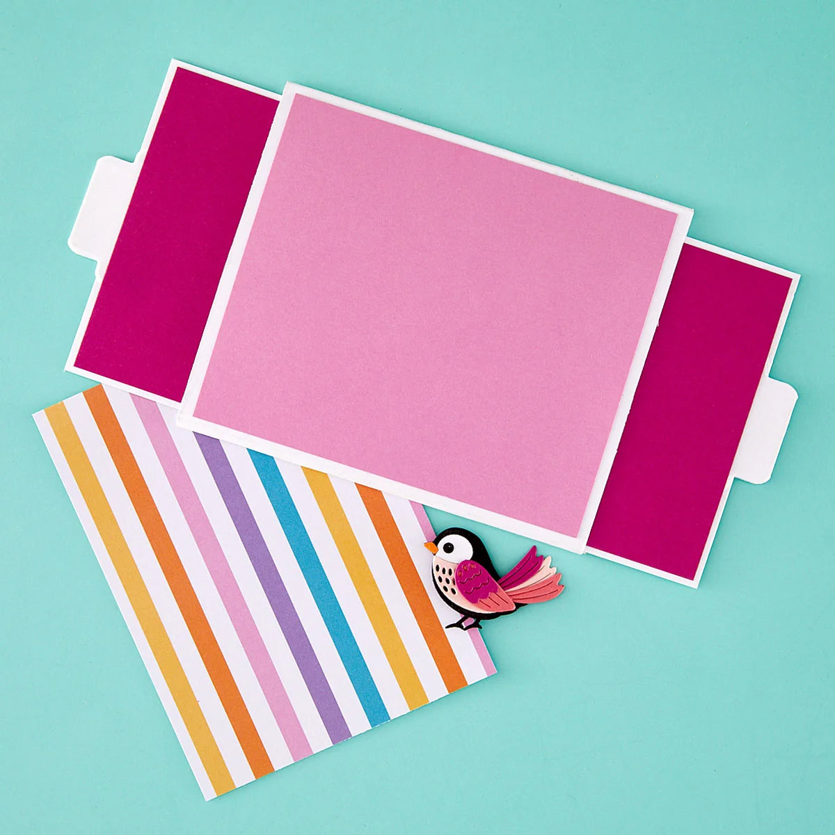 Spellbinders - Pre-Cut Bases - Double Slider Card
