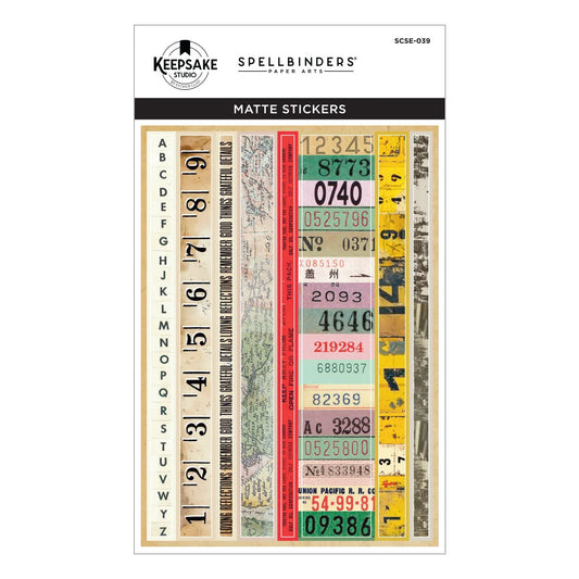 Spellbinders -Book 10 Borders & Labels Stickers by Esther Glas